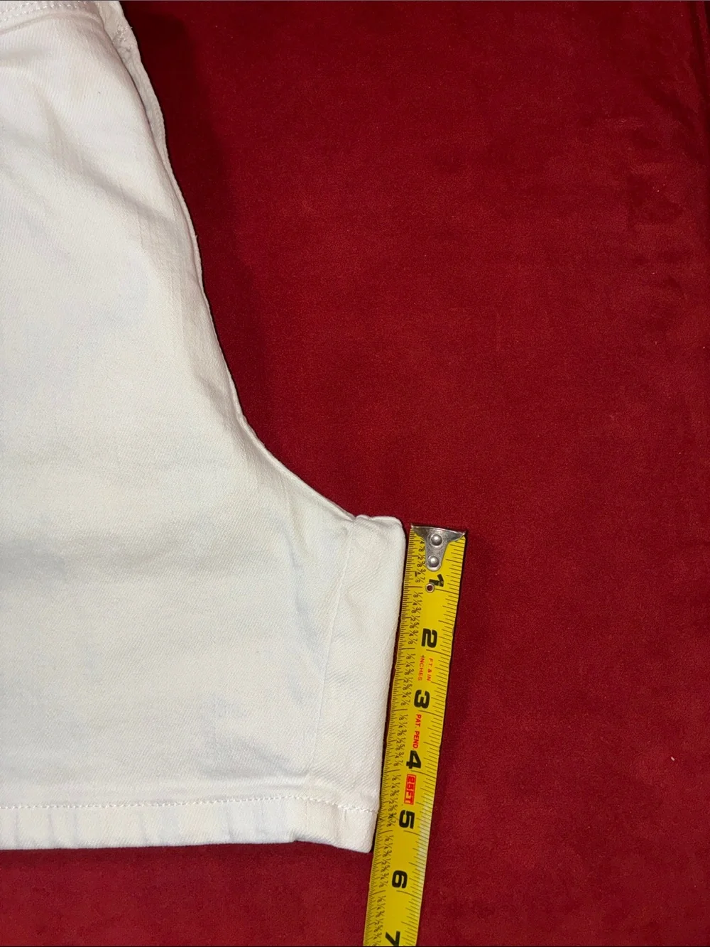 Levi's White Denim Jean Shorts